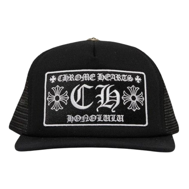 Chrome Hearts Honolulu Exclusive Trucker Hat Black