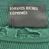 ERD Distressed Thermal Long Sleeve Shirt Green