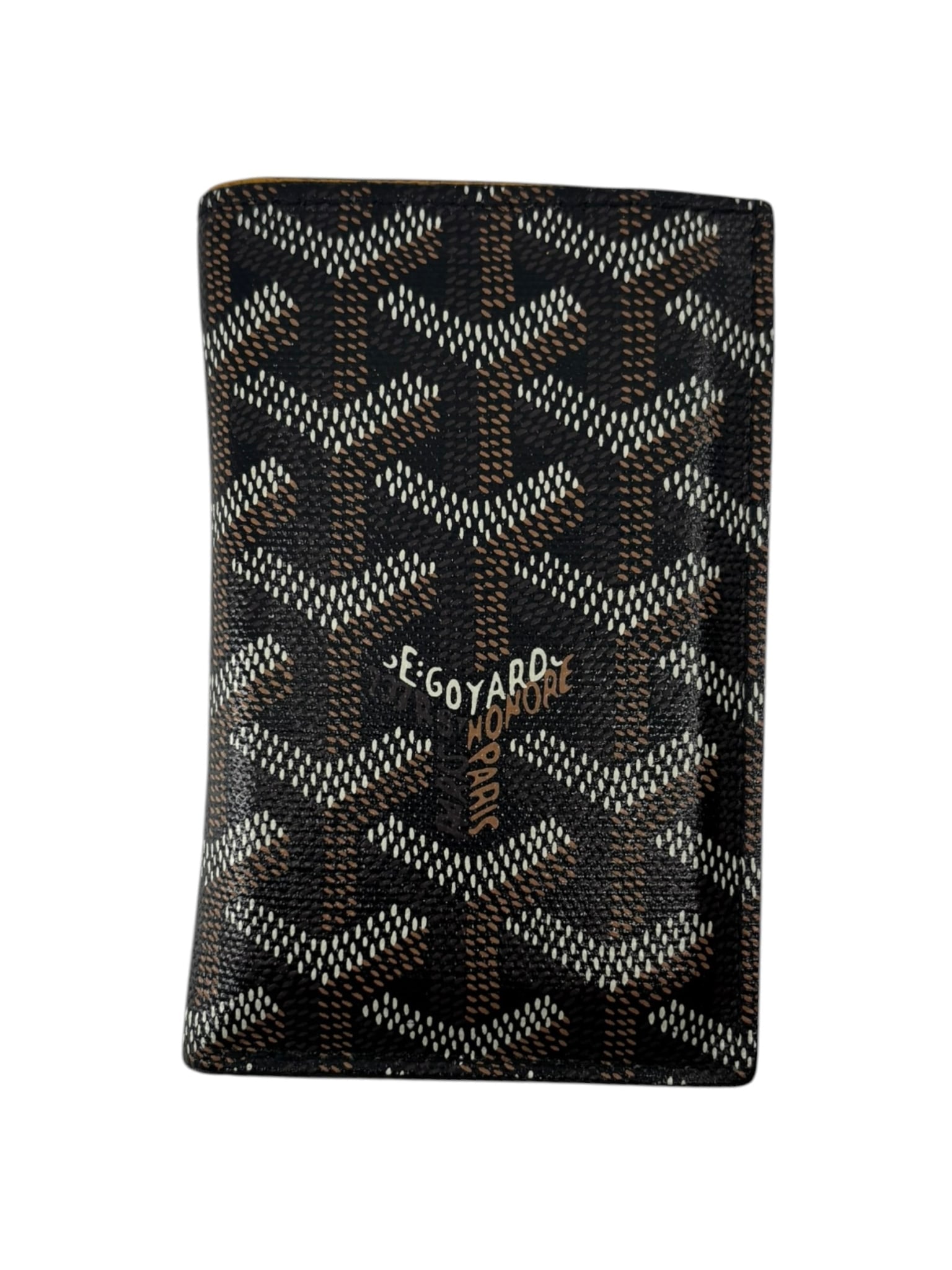 Goyard Vertical Bifold Wallet Black