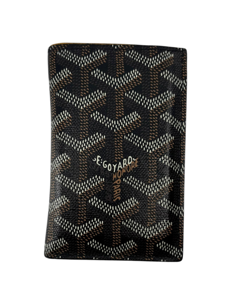 Goyard Vertical Bifold Wallet Black
