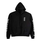 Chrome Hearts Vertical Logo "1988" Hoodie Black