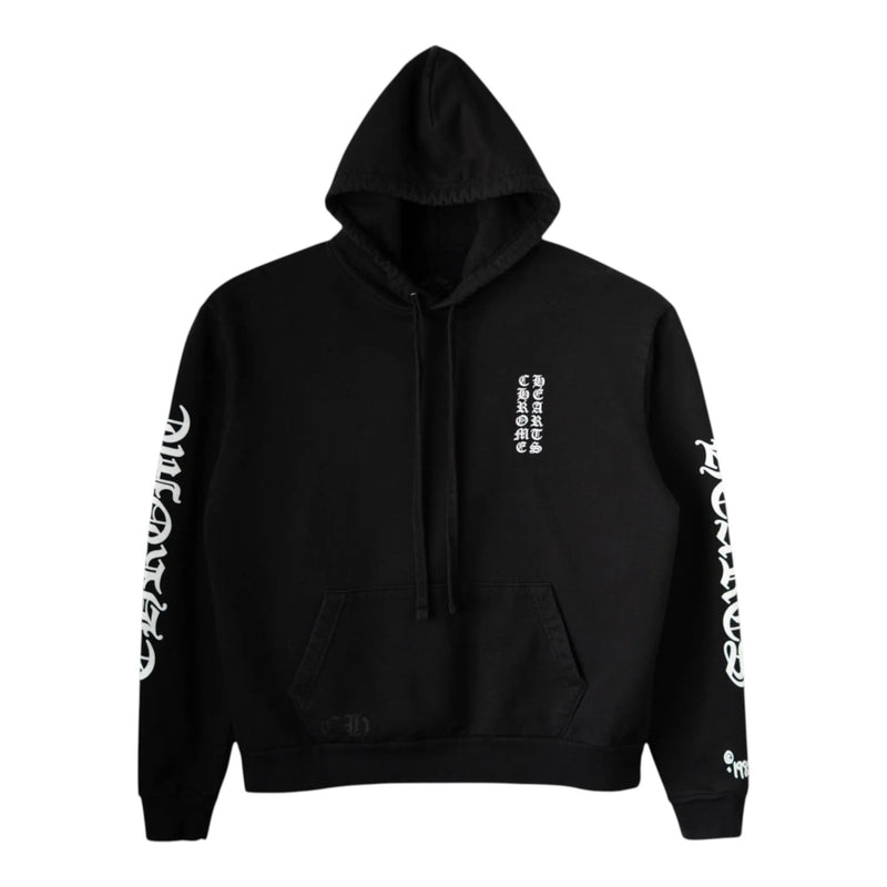 Chrome Hearts Vertical Logo "1988" Hoodie Black