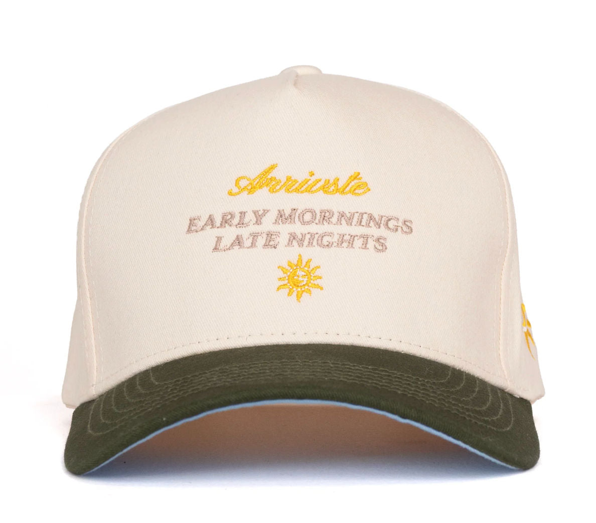 Arriviste Early Late Snapback Dark Green/Creme