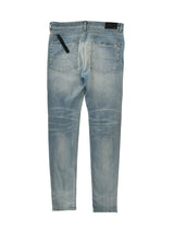 Amiri MX1 Lightwash Jeans White Ribbed