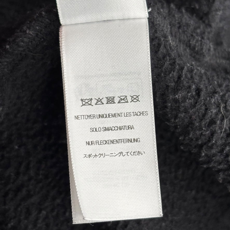 Supreme Leather Applique Zip Up Hooded Sweatshirt