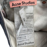 Acne Studios Vintage Chain Detail Loose Jeans Blue