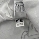 Chrome Hearts Horseshoe Baseball Shirt White/Black