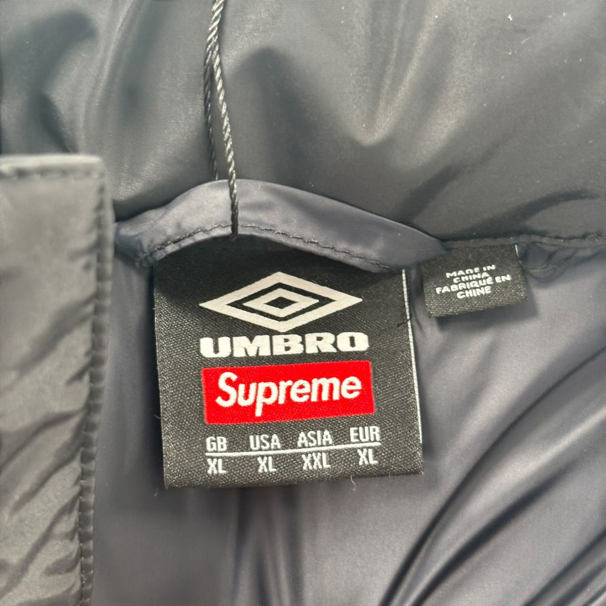Supreme Umbro Down Puffer Jacket Black