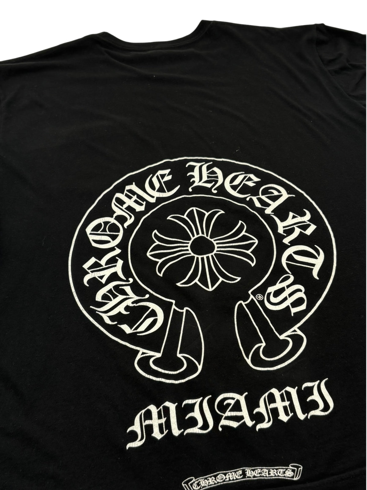 Chrome Hearts Miami Horseshoe Logo Pocket Tee Black
