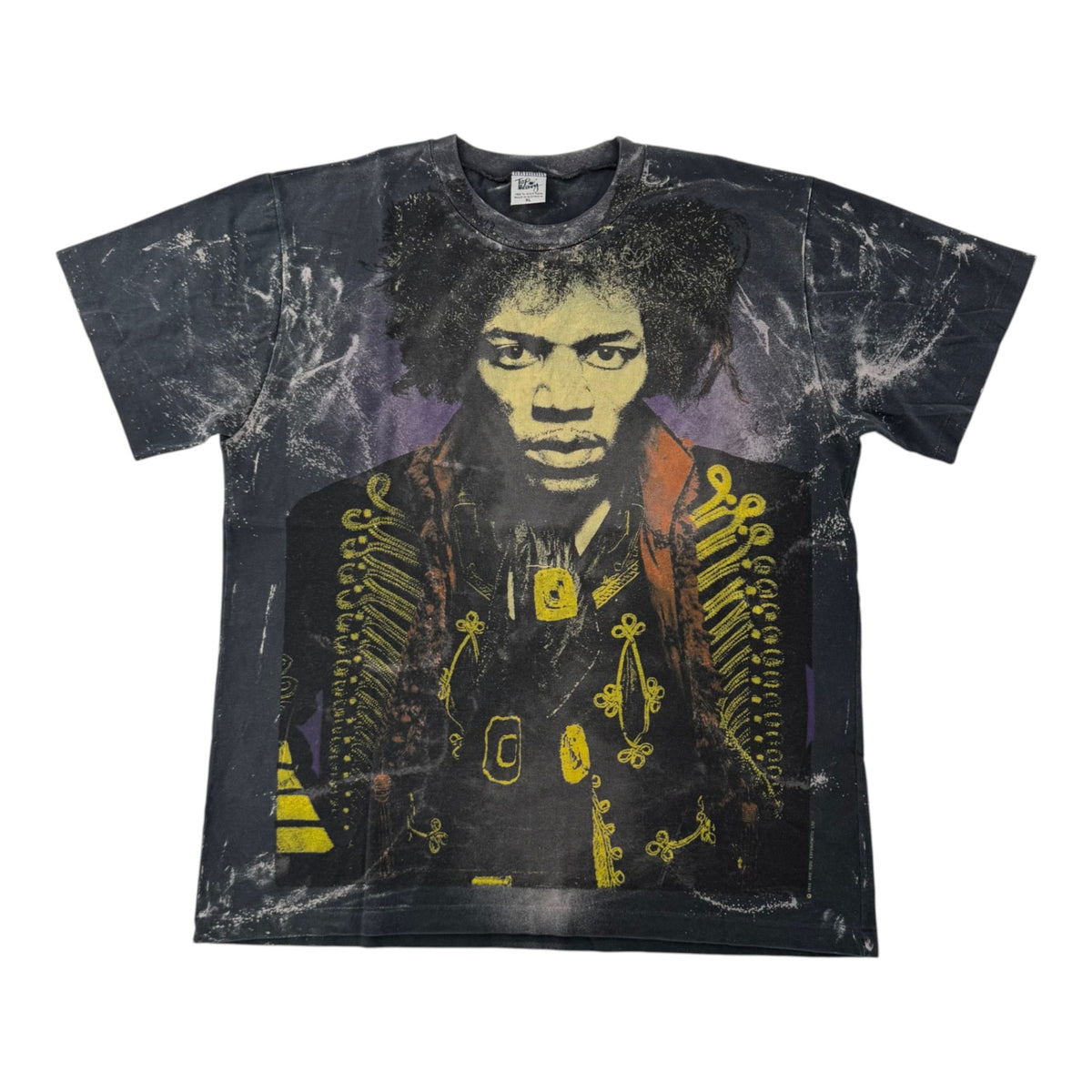Vintage Jimi Hendrix MisquitoHead Variant Tee Washed Black