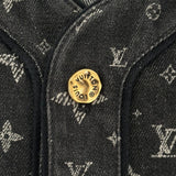 Louis Vuitton Monogram Denim Baseball Jersey Black