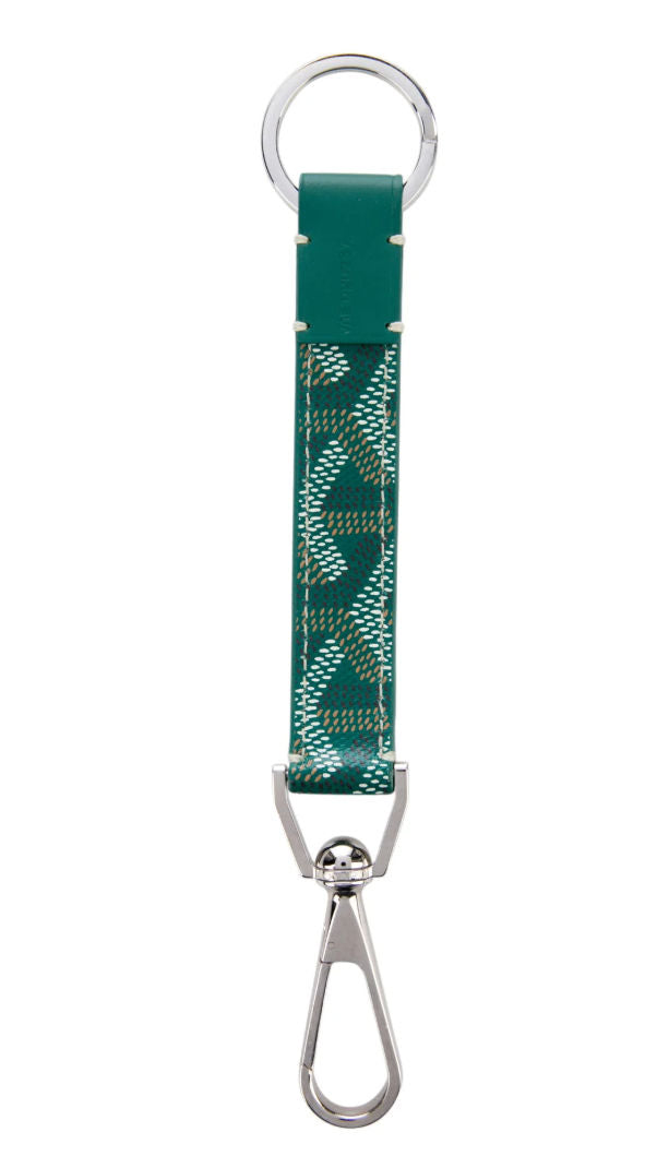 Goyard Mousqueton Key Ring Keychain Green