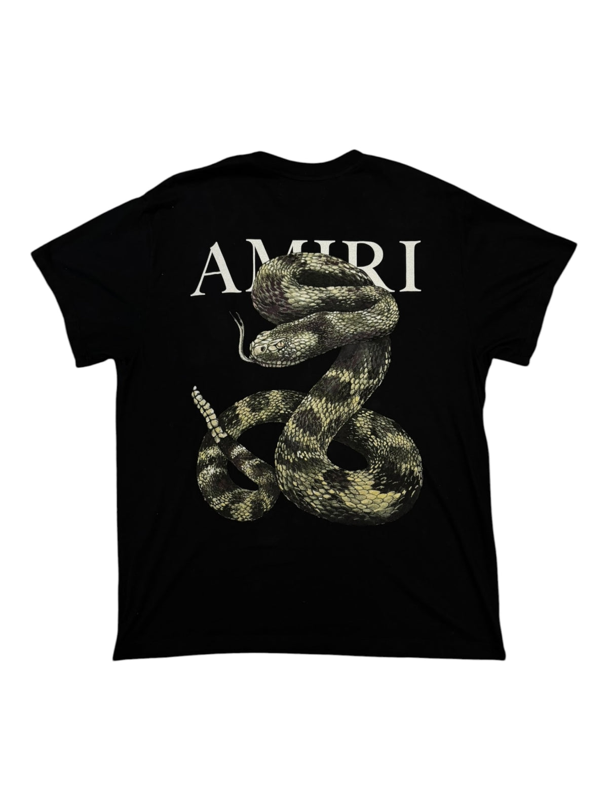 AMIRI Rattlesnake Interlocking MA Core Logo Tee Black