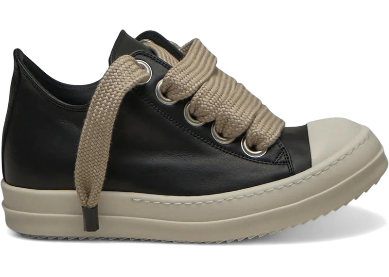Rick Owens Wmns Concordians Jumbo Laced Low Black Milk