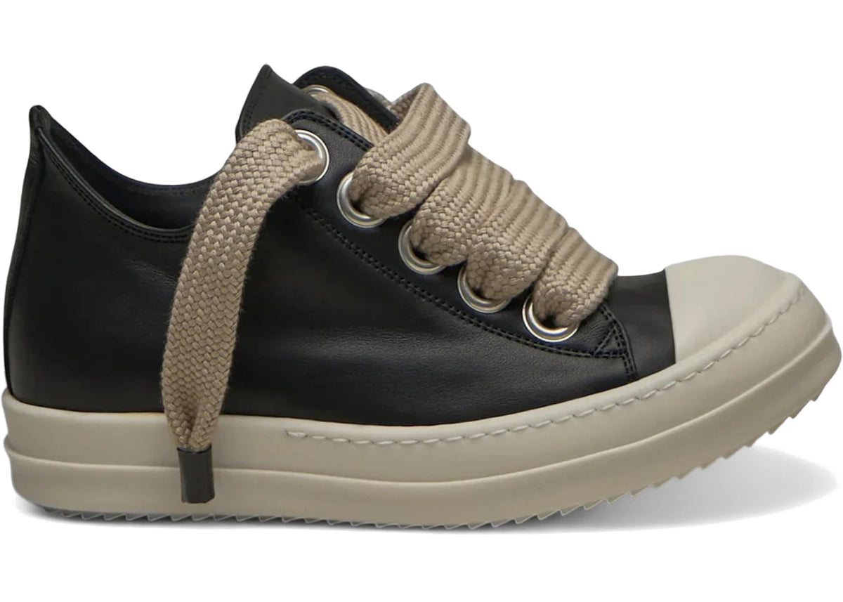 Rick Owens Wmns Concordians Jumbo Laced Low Black Milk