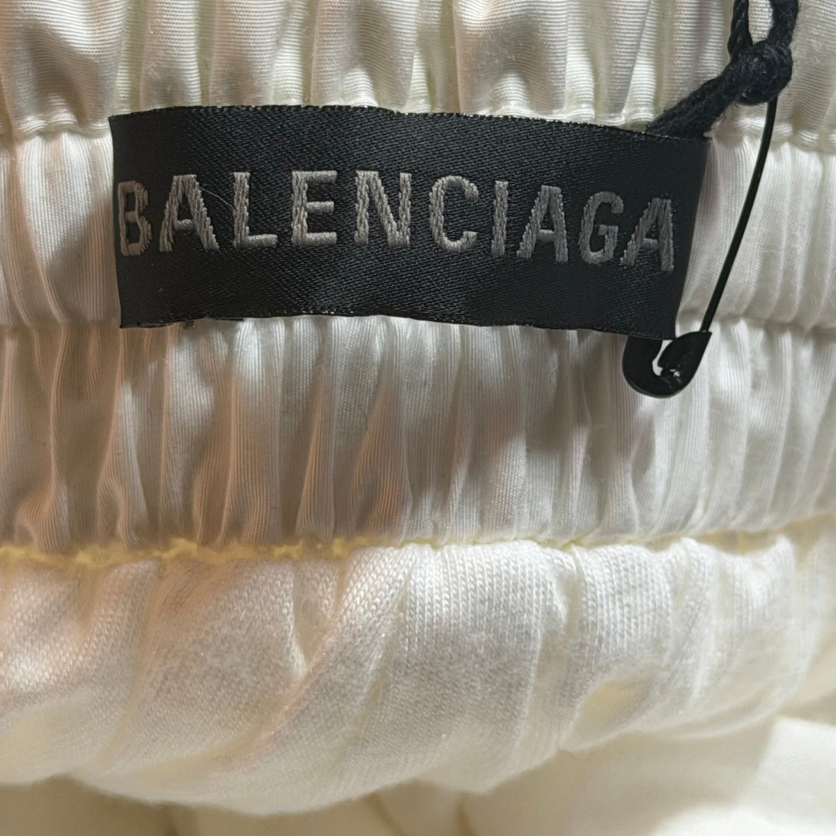 Balenciaga Techno Cotton Poplin Tracksuit Pants White