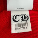 Chrome Hearts Logo Beanie Red