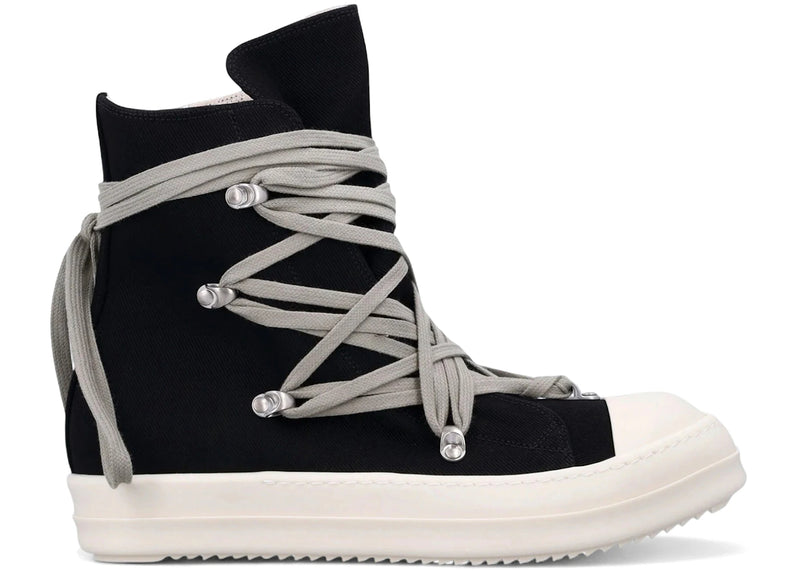 Rick Owens DRKSHDW Temple Megalace Sneaks Black Milk