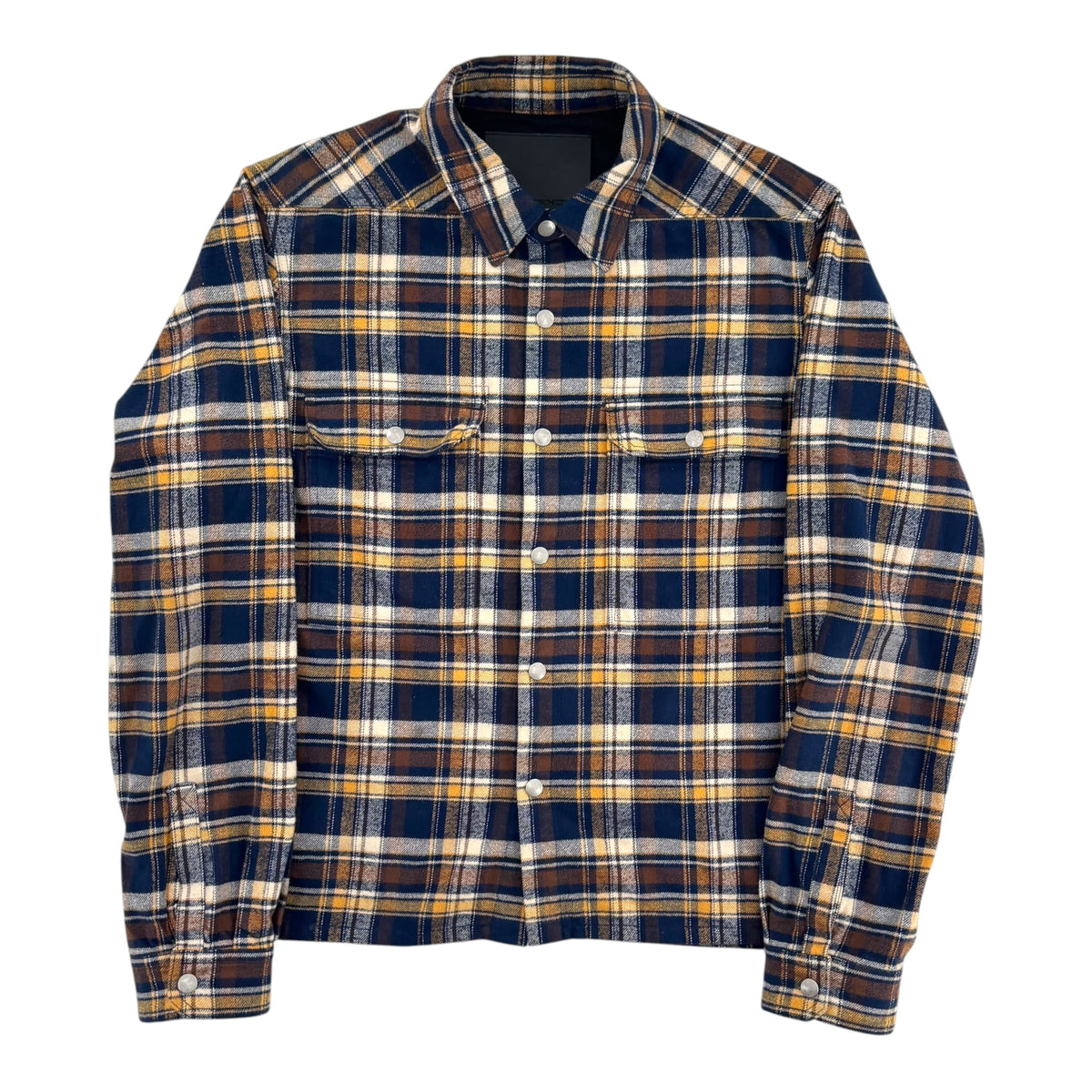 Rick Owens Flannel Blue & Yellow