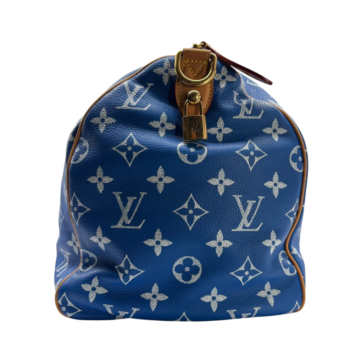 Louis Vuitton Speedy P9 Bandoulière 40 Monogram Leather Blue