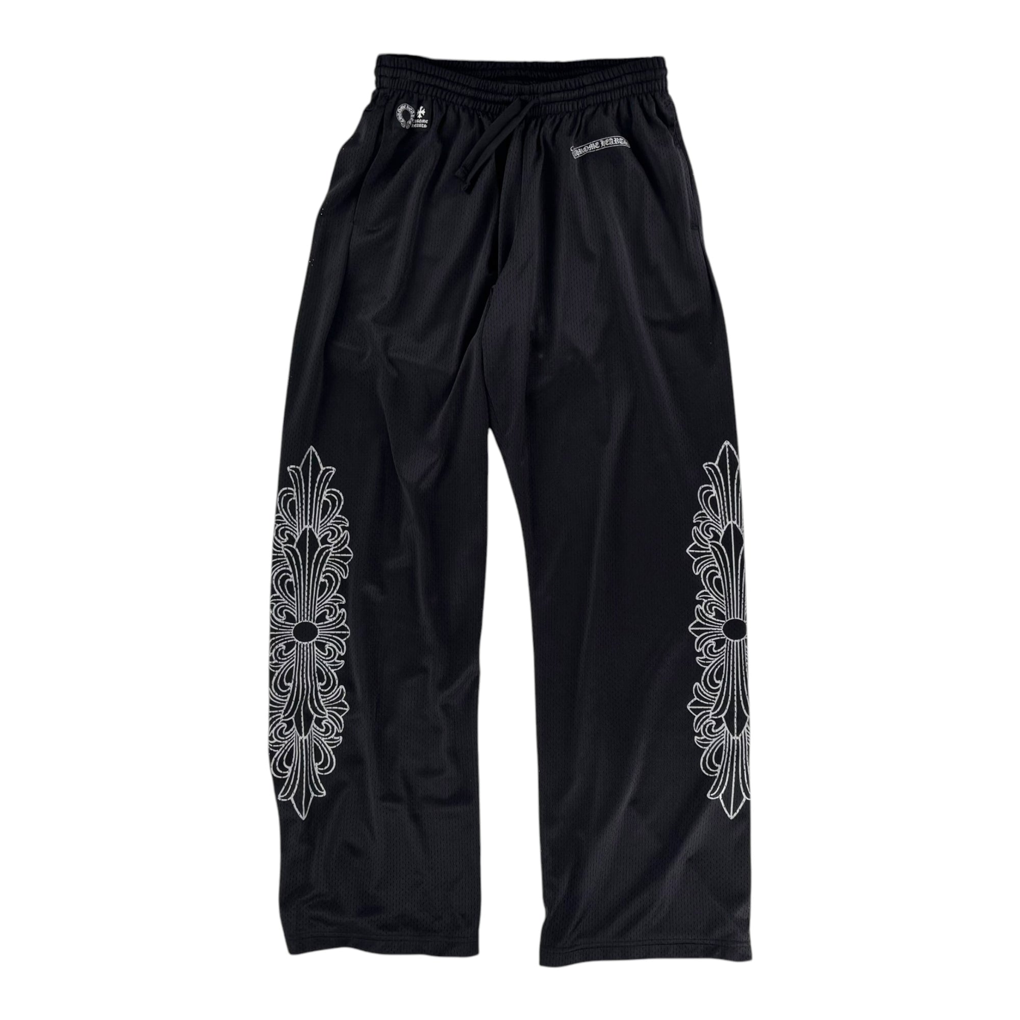 Chrome Hearts Mesh Varsity Pants Black