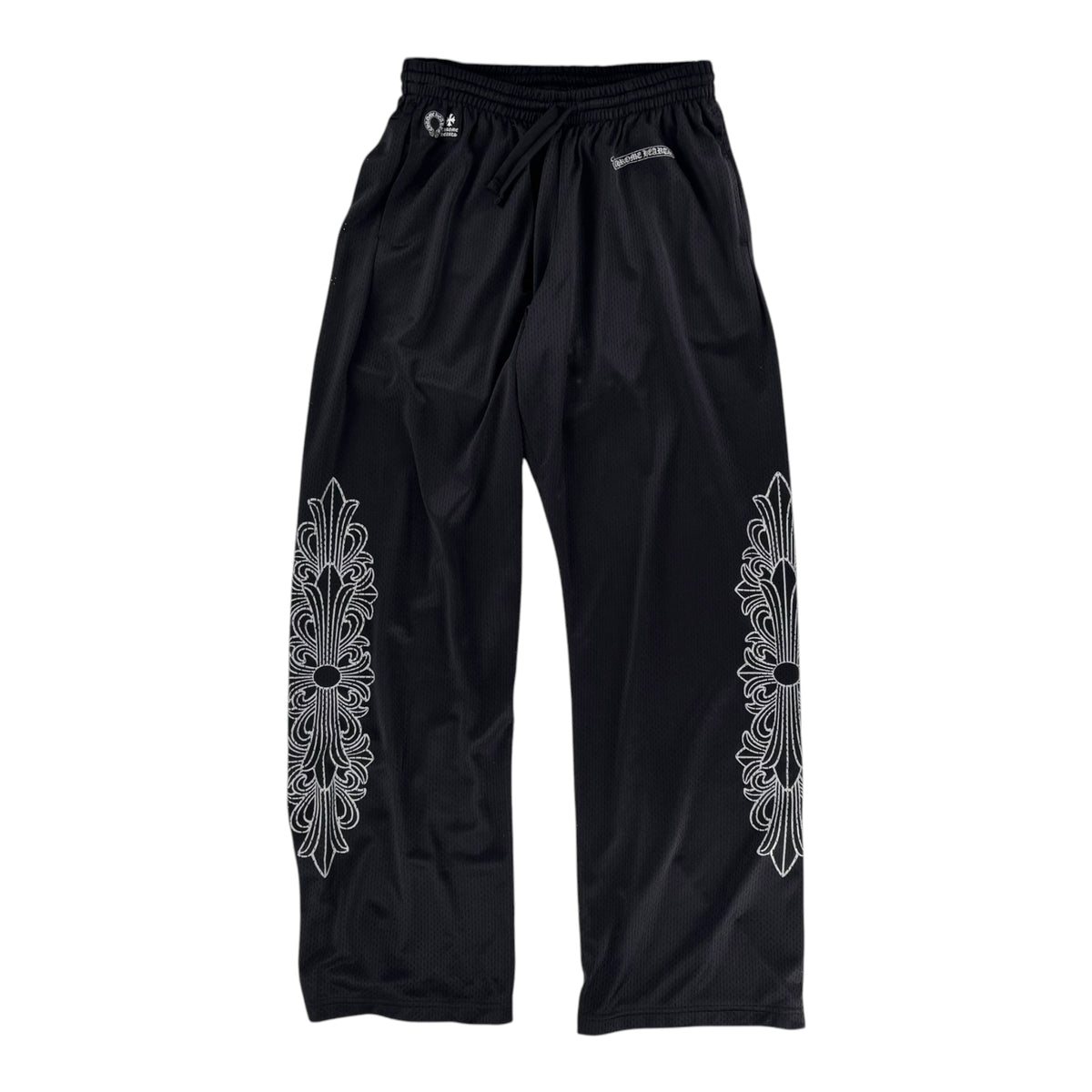 Chrome Hearts Mesh Varsity Pants Black
