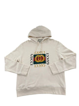 Gucci Logo Hoodie Cream