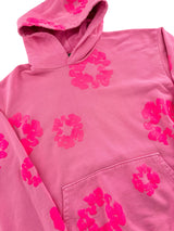 Denim Tears Logo Hoodie Pink