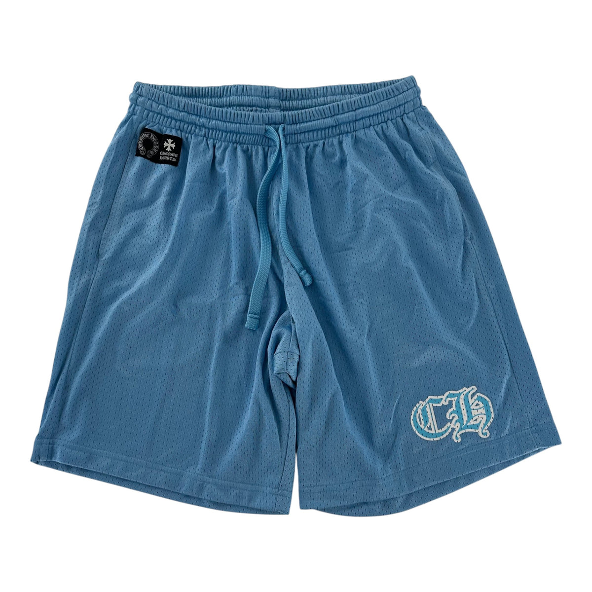 Chrome Hearts Sports Mesh Varsity Shorts Blue