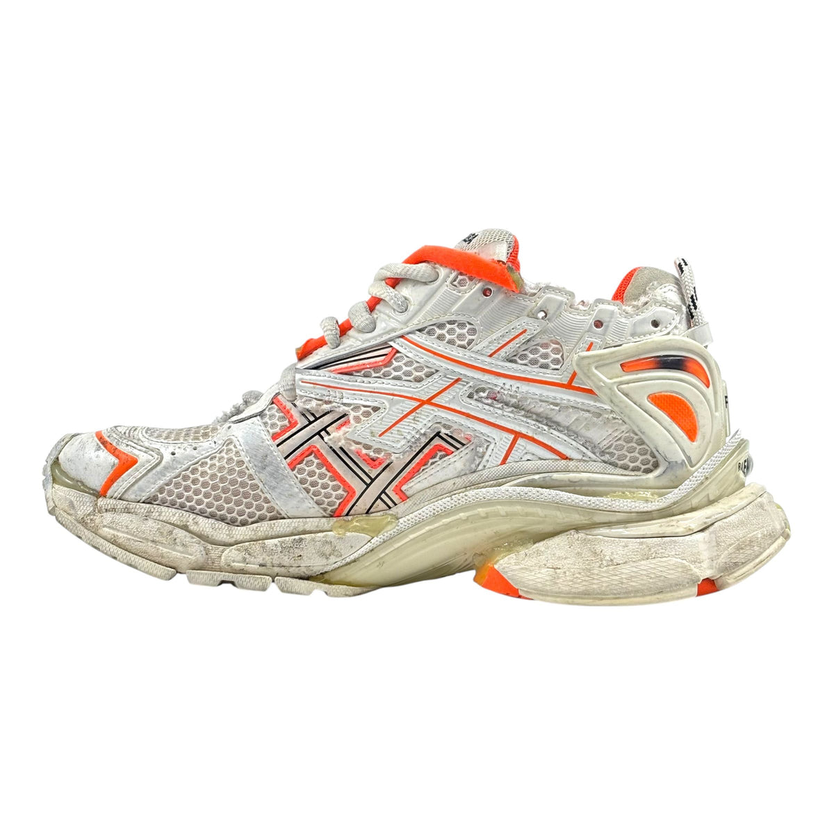 Balenciaga Runner Sneaker Orange & White
