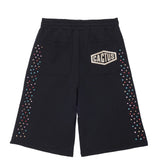 Cactus Valley Crystal Cactus Sweat Shorts Black