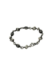 Chrome Hearts Dice and Plus Ball Bracelet Silver