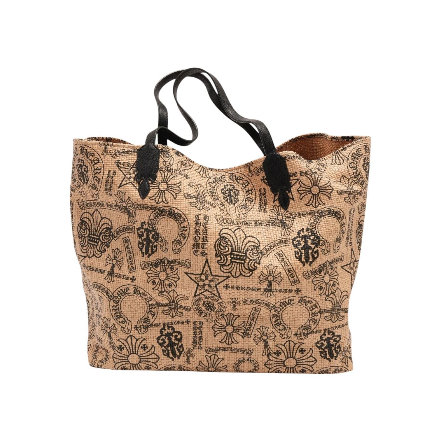 Chrome Hearts Large Straw Beach Bag