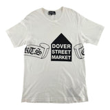 Chrome Hearts Dover Street Market CDG Scroll Logo Shirt White