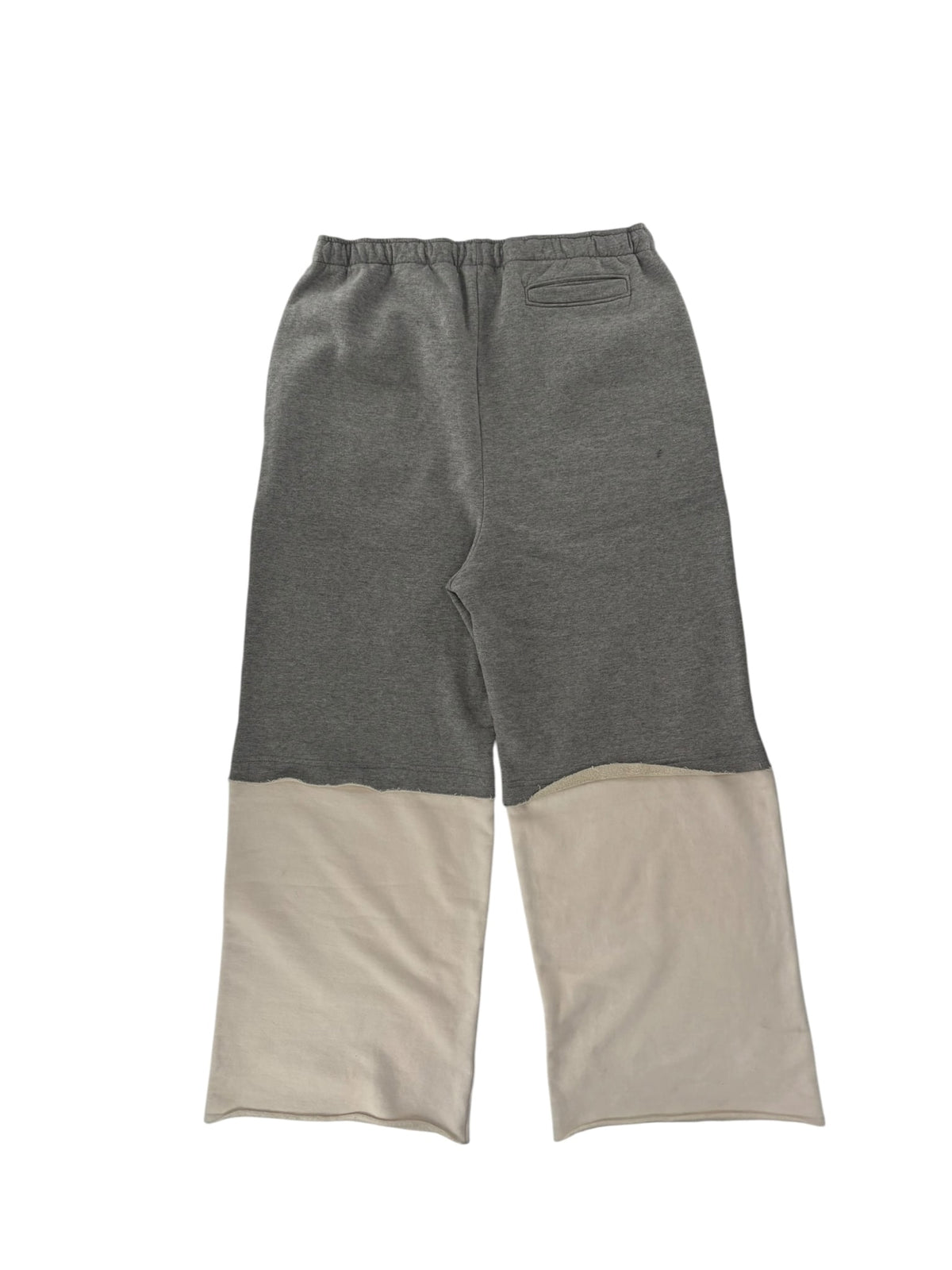 Satoshi Double Layer Studded Sweatpants Grey