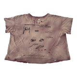 ERD 13 Days in Detox Distressed Tee Pink
