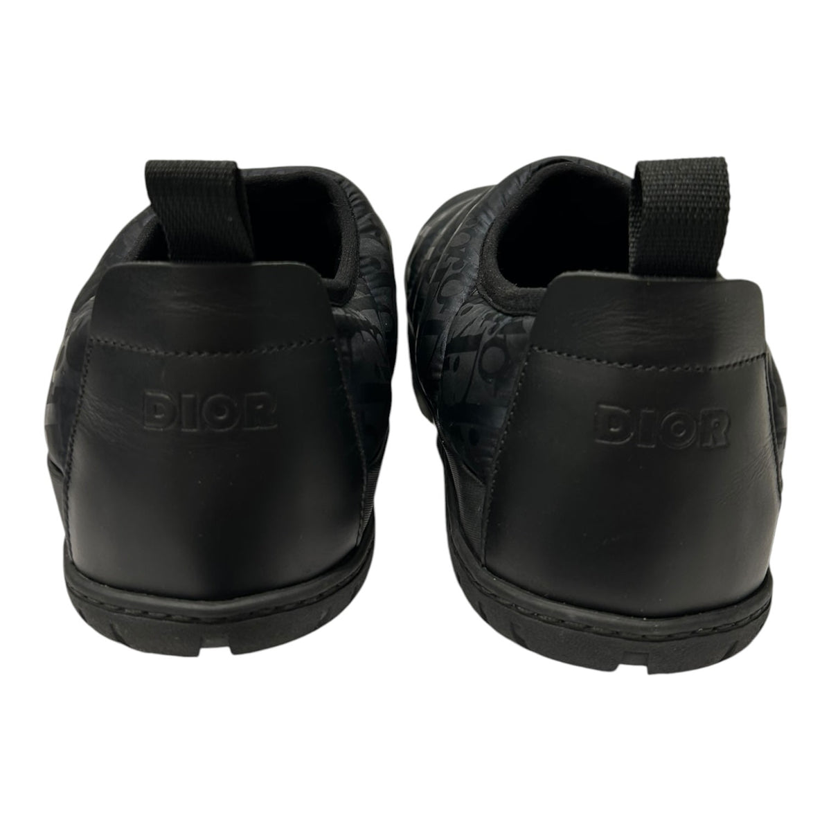Dior Snow Slipper Black Oblique Technical Fabric