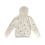 KAWS x Dior Embroidered Bees Zip Up Sweatshirt White