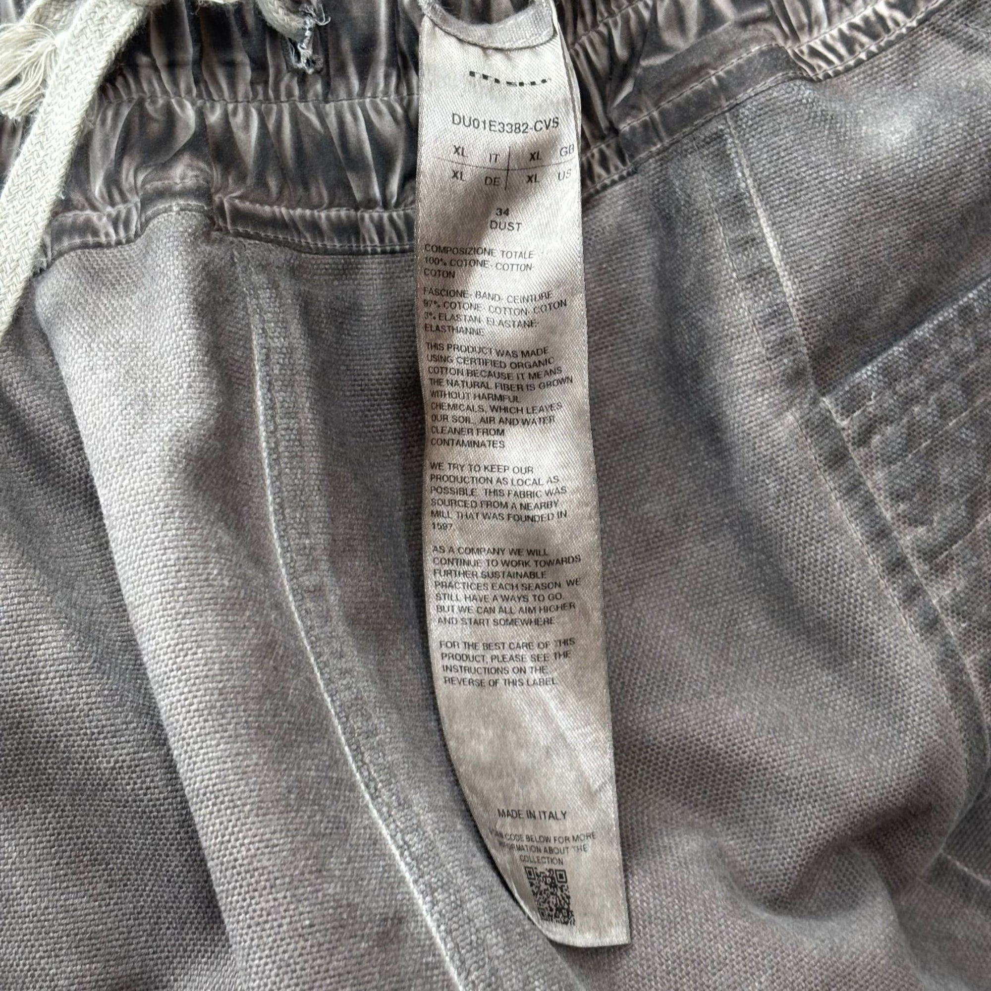 Rick Owens DRKSHDW Creatch Shorts Dust