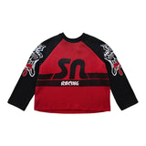 Satoshi Nakamoto Wings Long-Sleeve Red