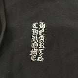 Chrome Hearts Vertical Logo "1988" Hoodie Black