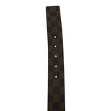 Louis Vuitton LV Initiales Damier Ebene Belt Brown