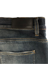 Amiri MX1 Leather Patch Jeans Deep Indigo/Black