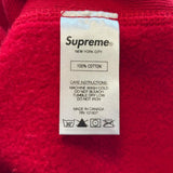 Supreme Drop Shadow Hooded Sweatshirt Red