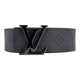 Louis Vuitton Monogram Belt Grey Black