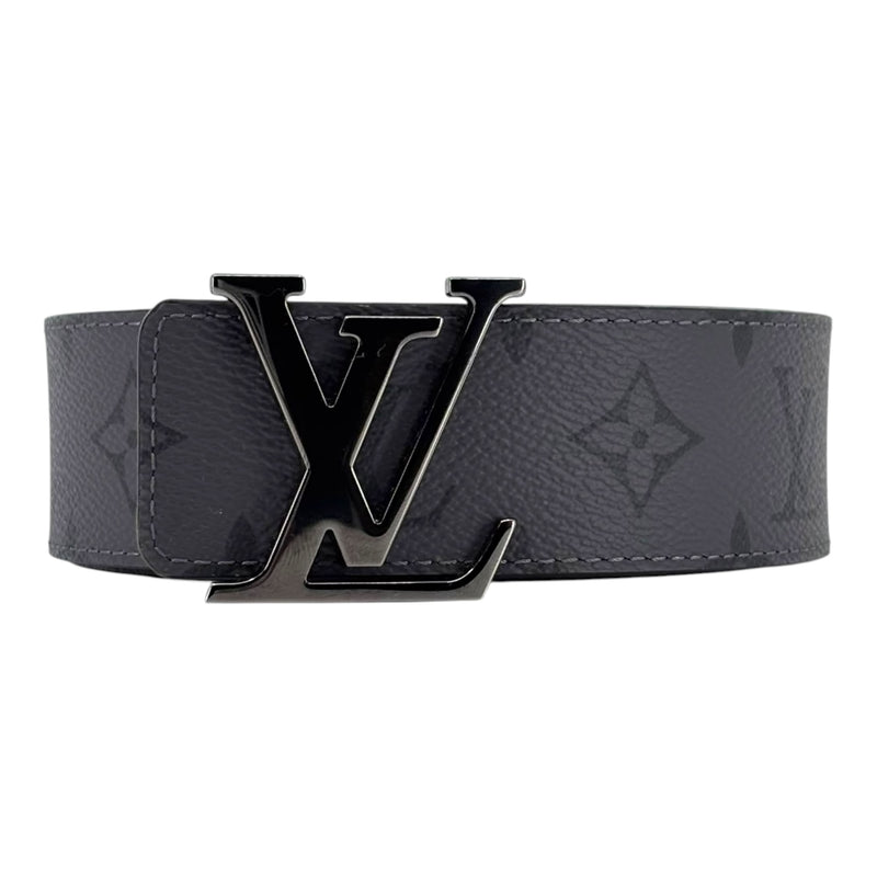 Louis Vuitton Monogram Belt Grey Black