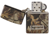 Supreme Camo Logo Zippo Realtree Hardwoods Camo
