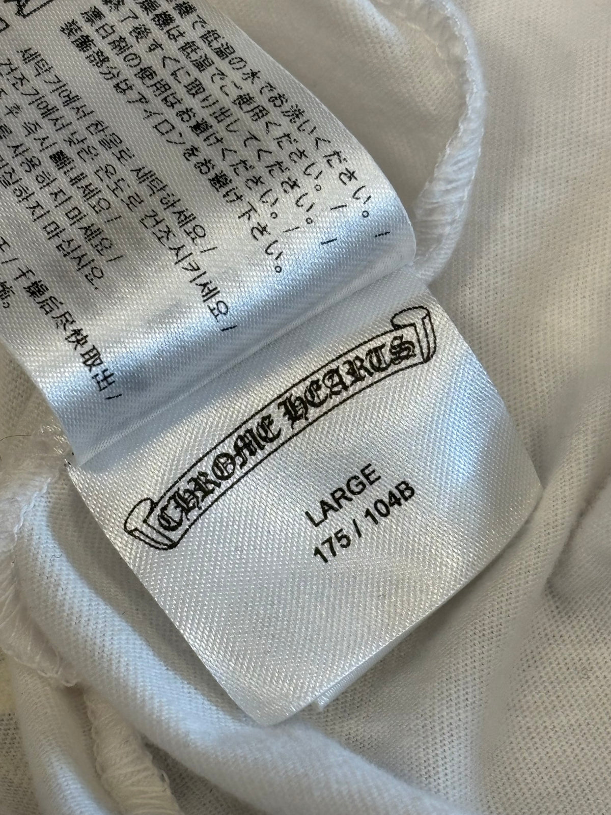 Chrome Hearts Los Angeles Exclusive Christmas Pocket Long-Sleeve White