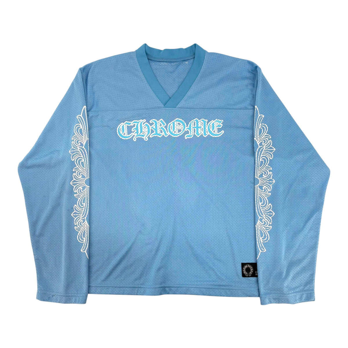 Chrome Hearts Sports Mesh Warm Up Jersey Blue
