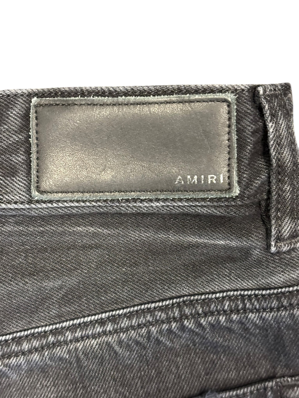 Amiri Straight Leg Jeans Black